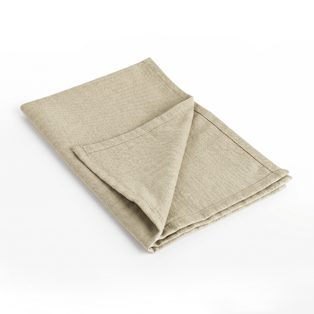 Torchon de cuisine en coton recyclé 180g à personnaliser STELE TORCHON ESTELA MARRON CLAIR